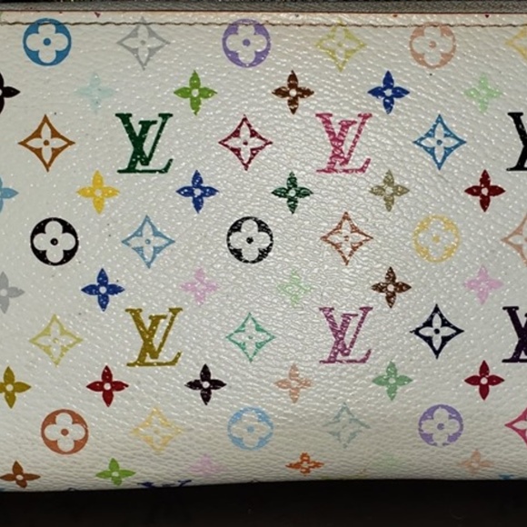 Louis Vuitton Handbags - LV White multicolored Murakami long zippy wallet